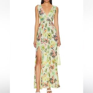 Clementina Maxi Dress in Multicolor